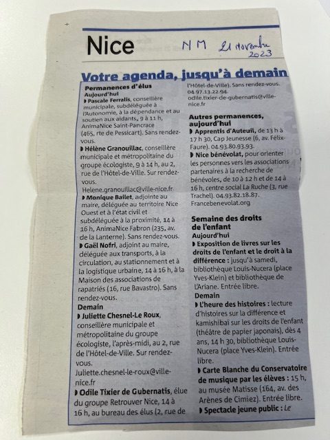 Interview Nice Matin